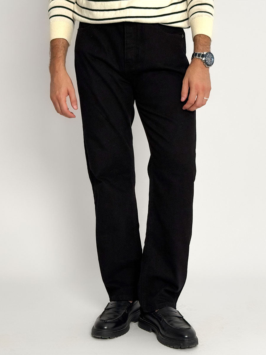 Pantalon Black Raw Straight
