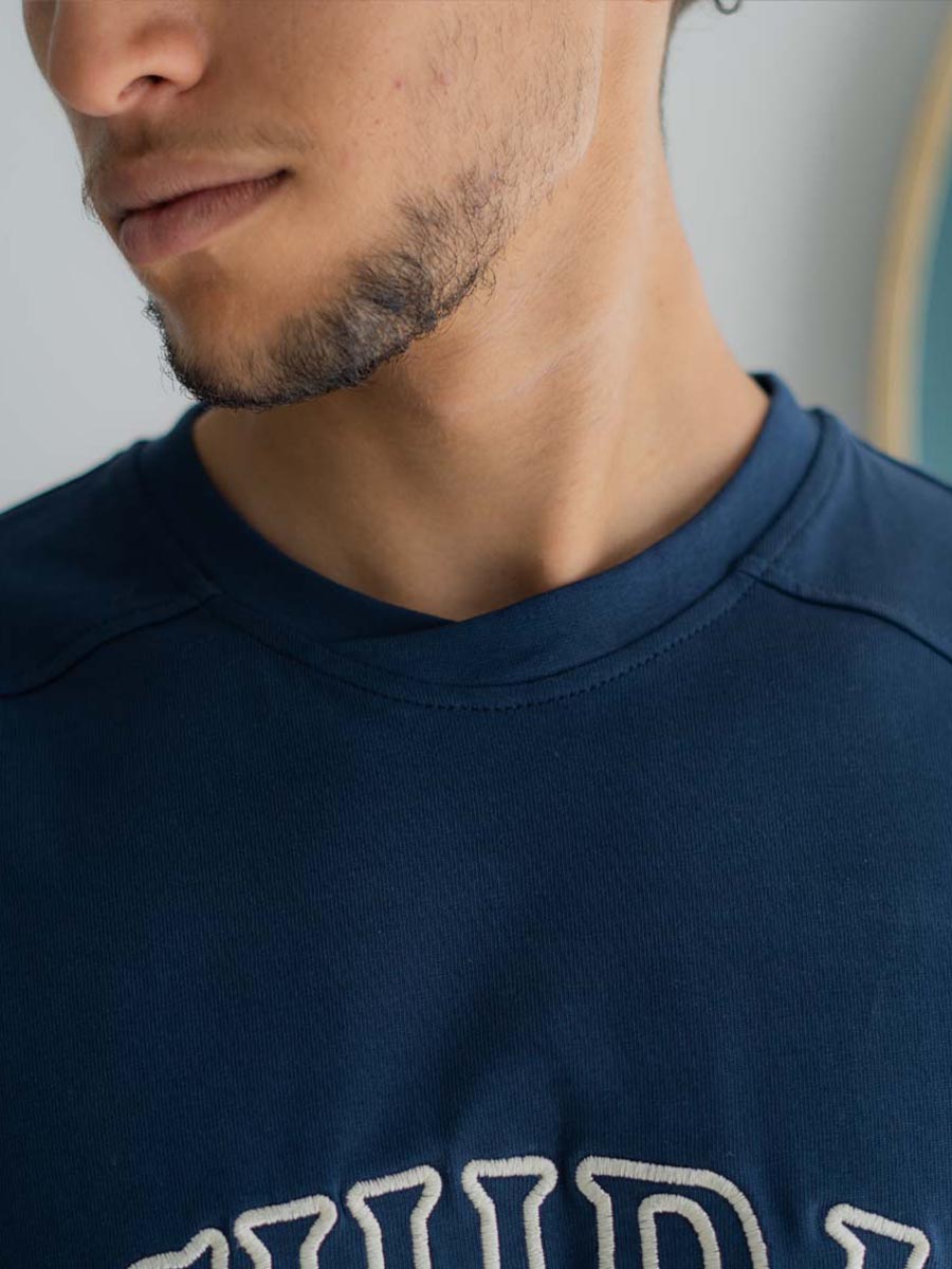 Pull Achirah Oversize Bleu Navy