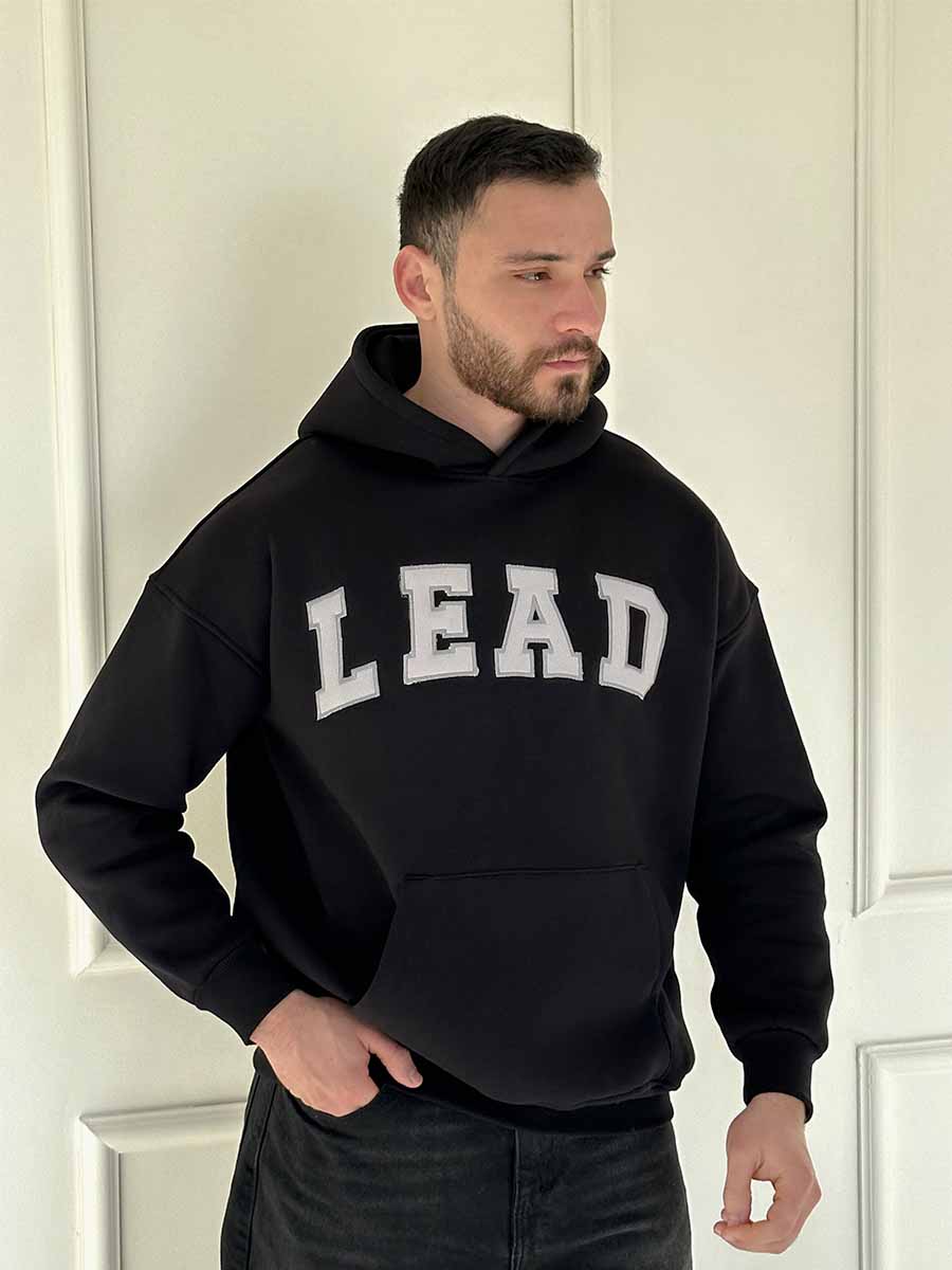 Hoodie Lead Noir