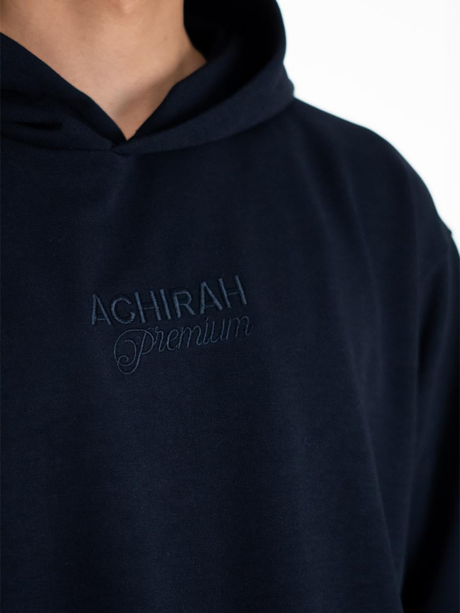 Navy Blue Hoody Monaco