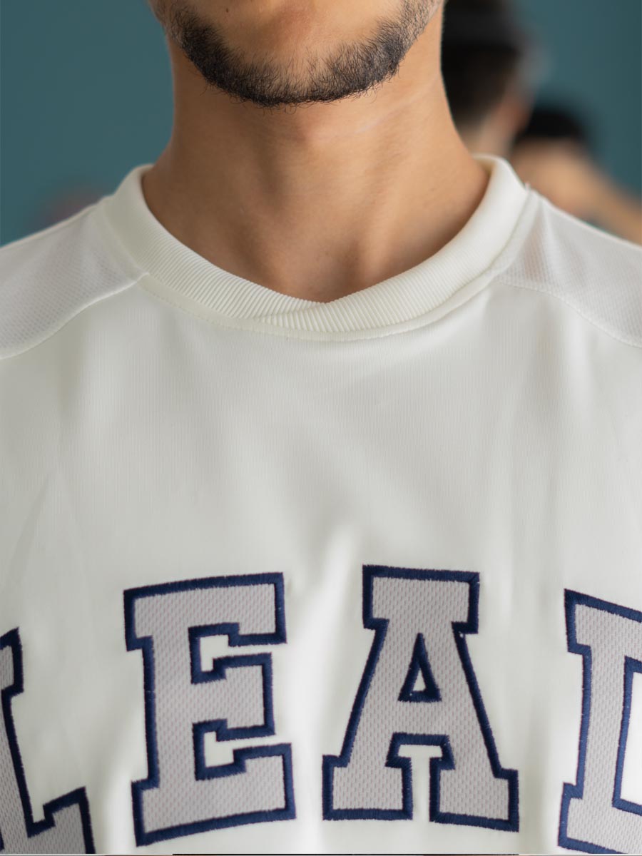 Pull Lead Oversize Blanc Sale