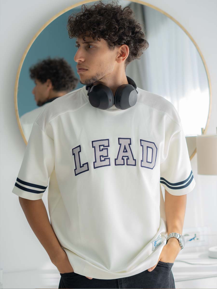 Pull Lead Oversize Blanc Sale