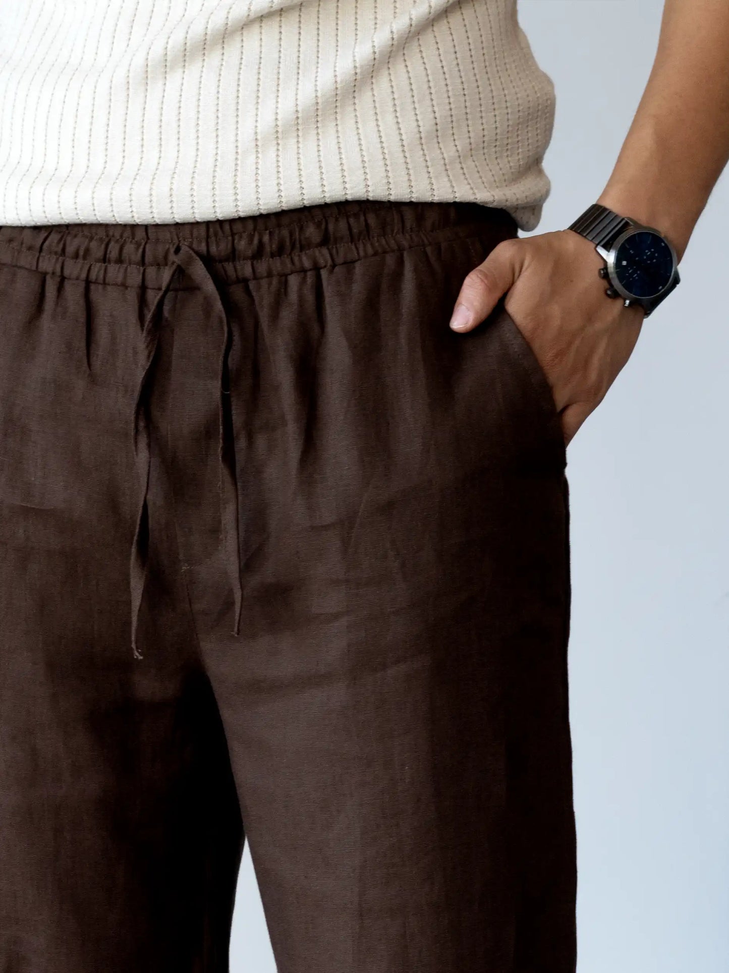Pantalon Kamraya Marron