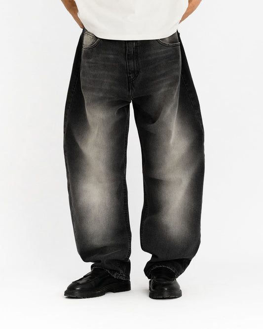 Balloon Black Jeans