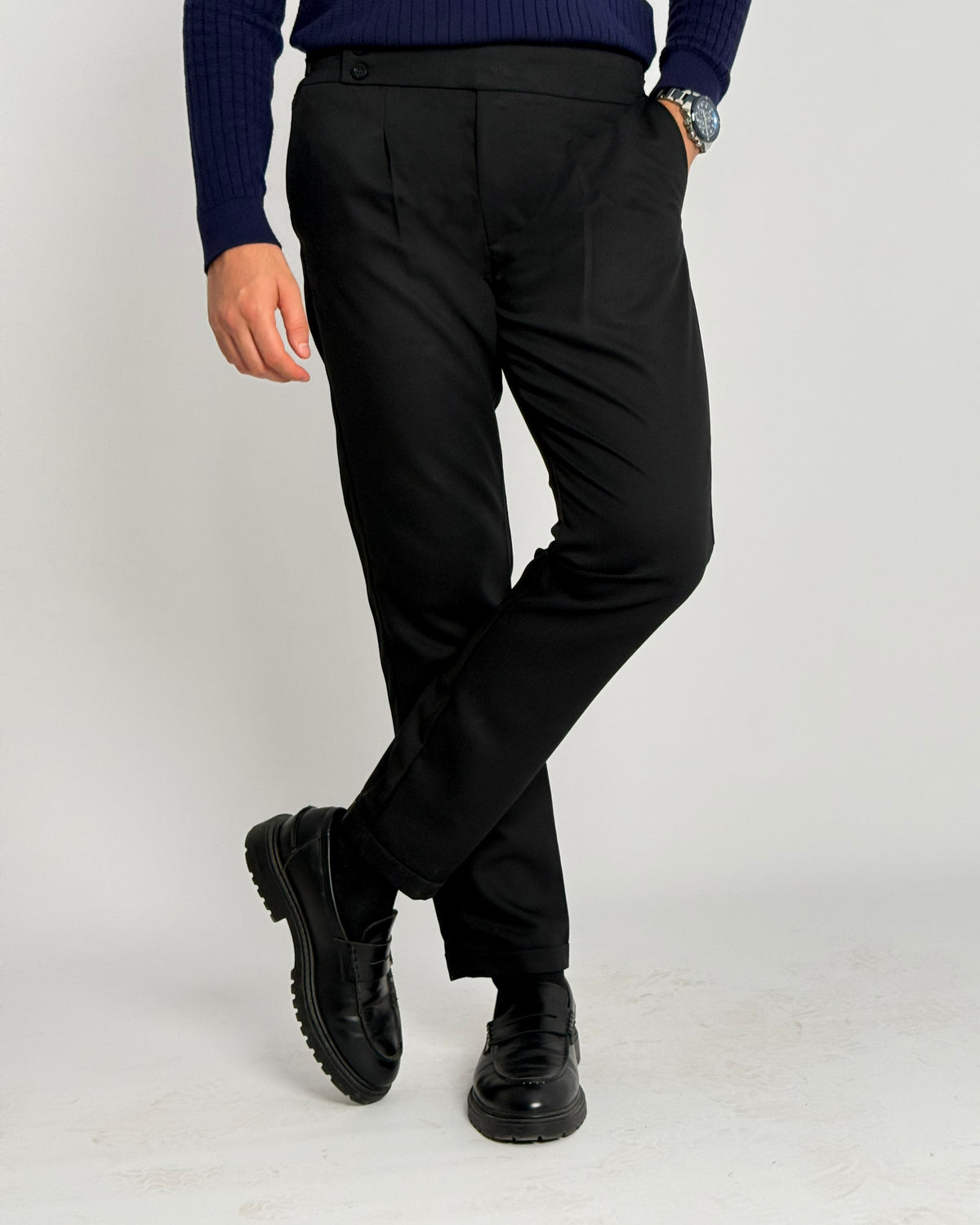 Black Italian Pants