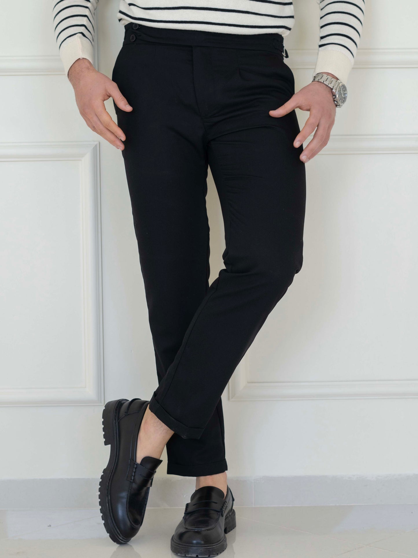 Black Italian Pants