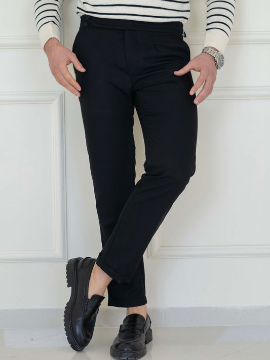 Black Italian Pants