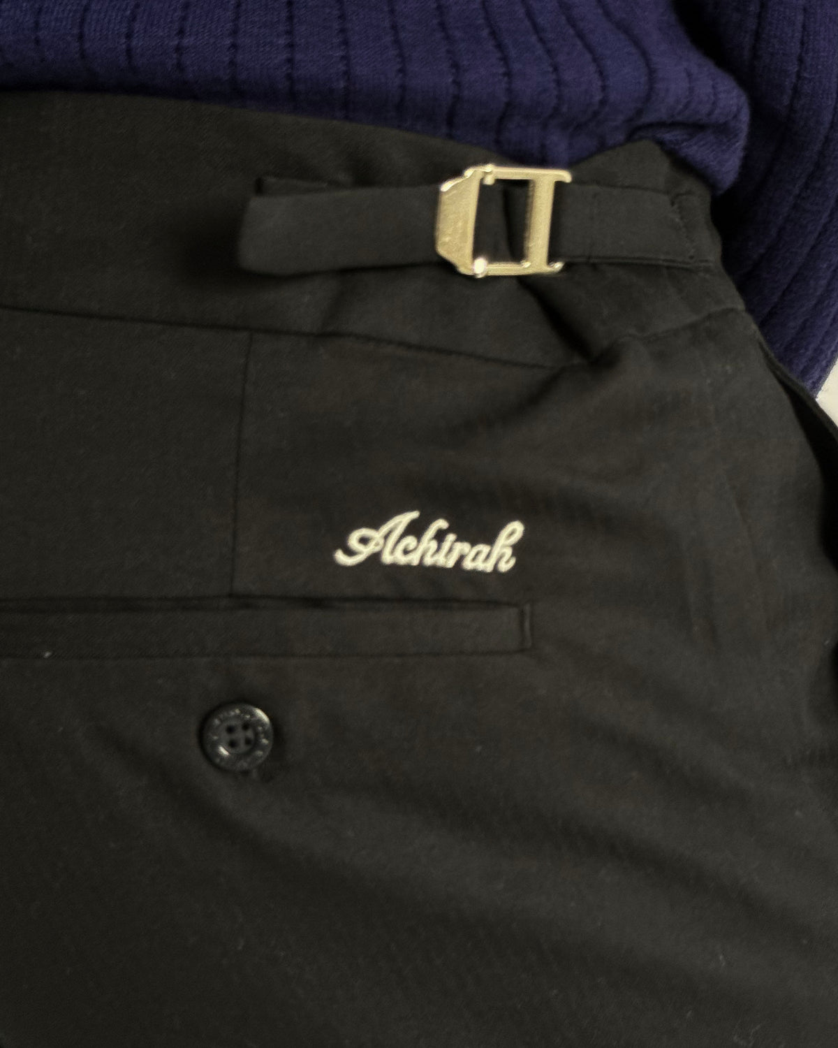 Black Italian Pants