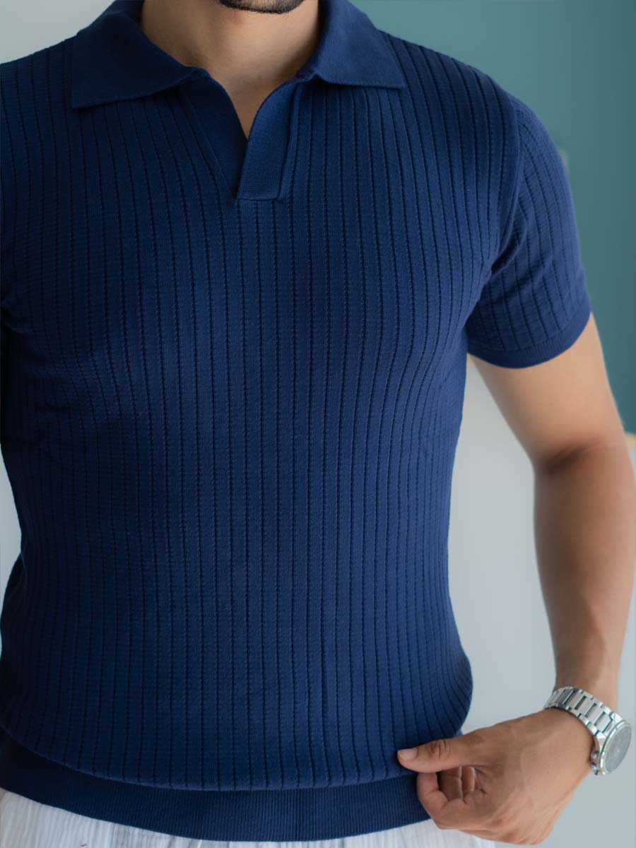 Pull Old-money Bleu Marine