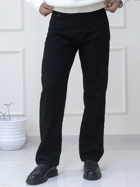 Pantalon Black Raw Straight