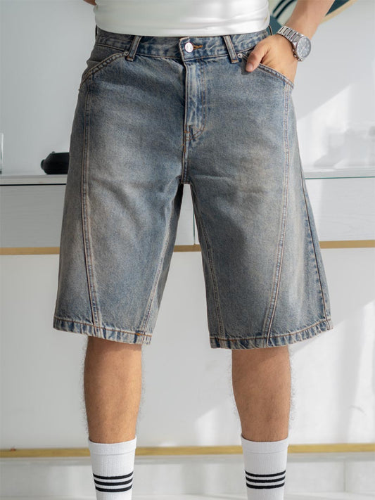 BERMUDA Baggy Dirty Green en DENIM