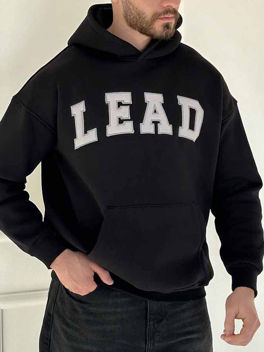 Hoodie Lead Noir
