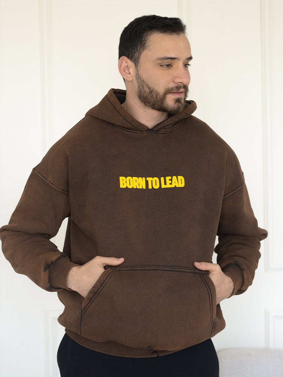 Hoodie Visionnaire Brun Chocolat
