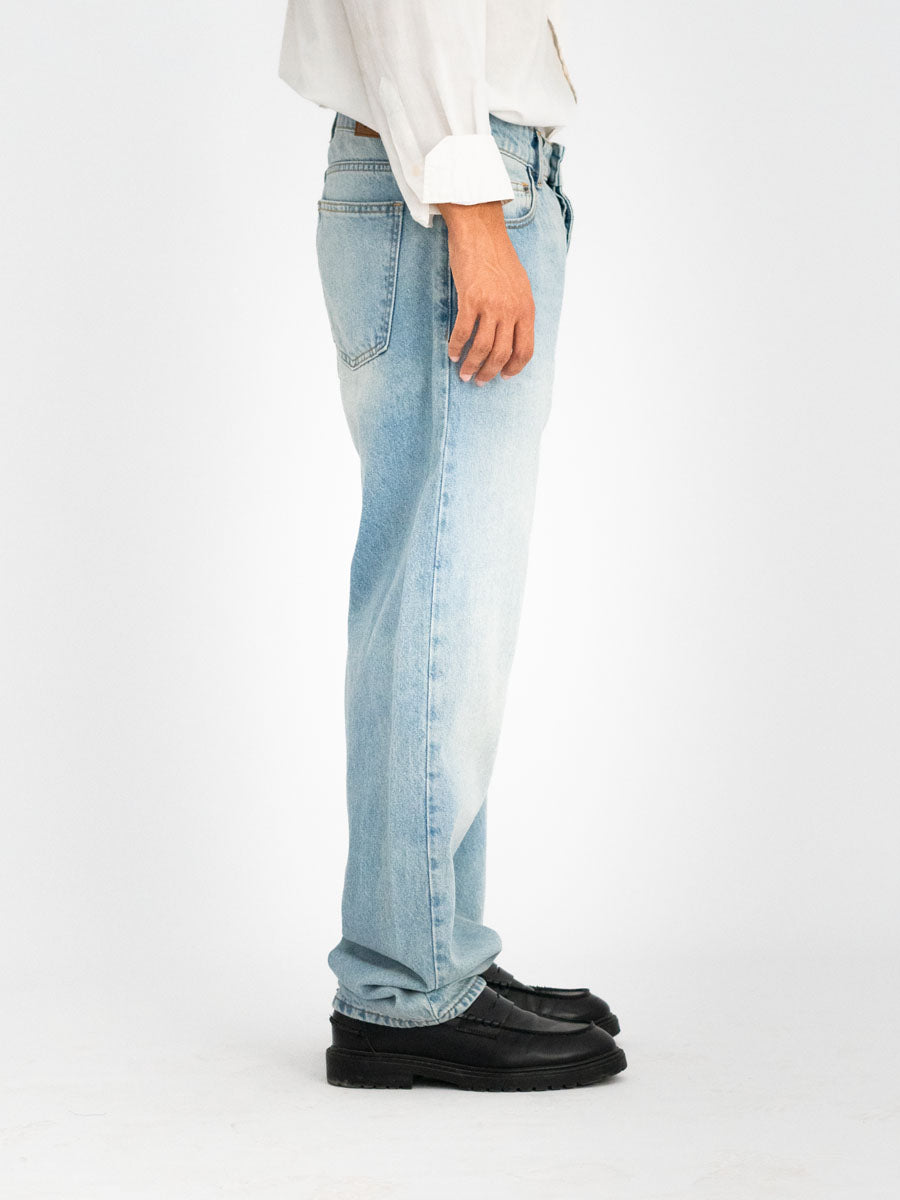 Straight Light Blue Jeans